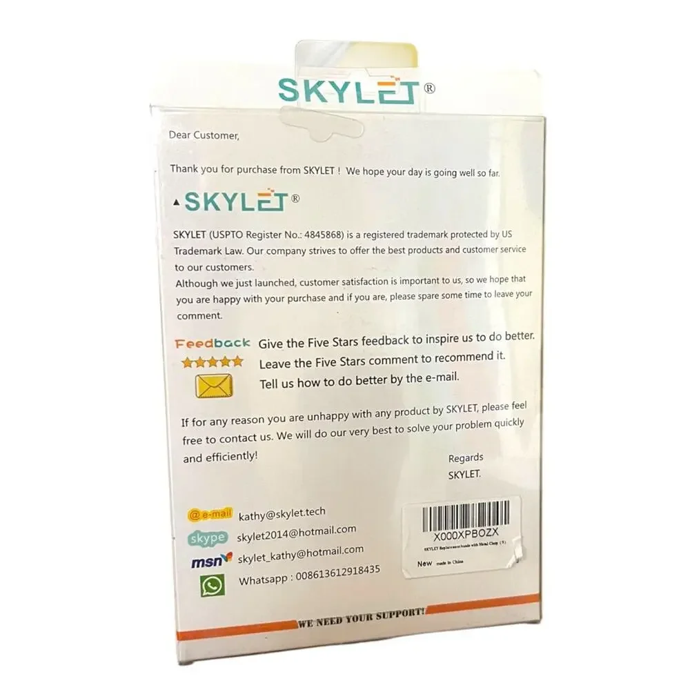 Skylet Pack of 13 Fitbit Replacement Wrist Bands Rainbow Assorted New